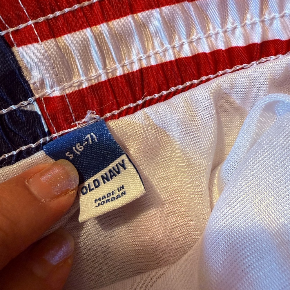 Patriotic Star and Stripe Boys Swim Shorts - Picture 8 of 13